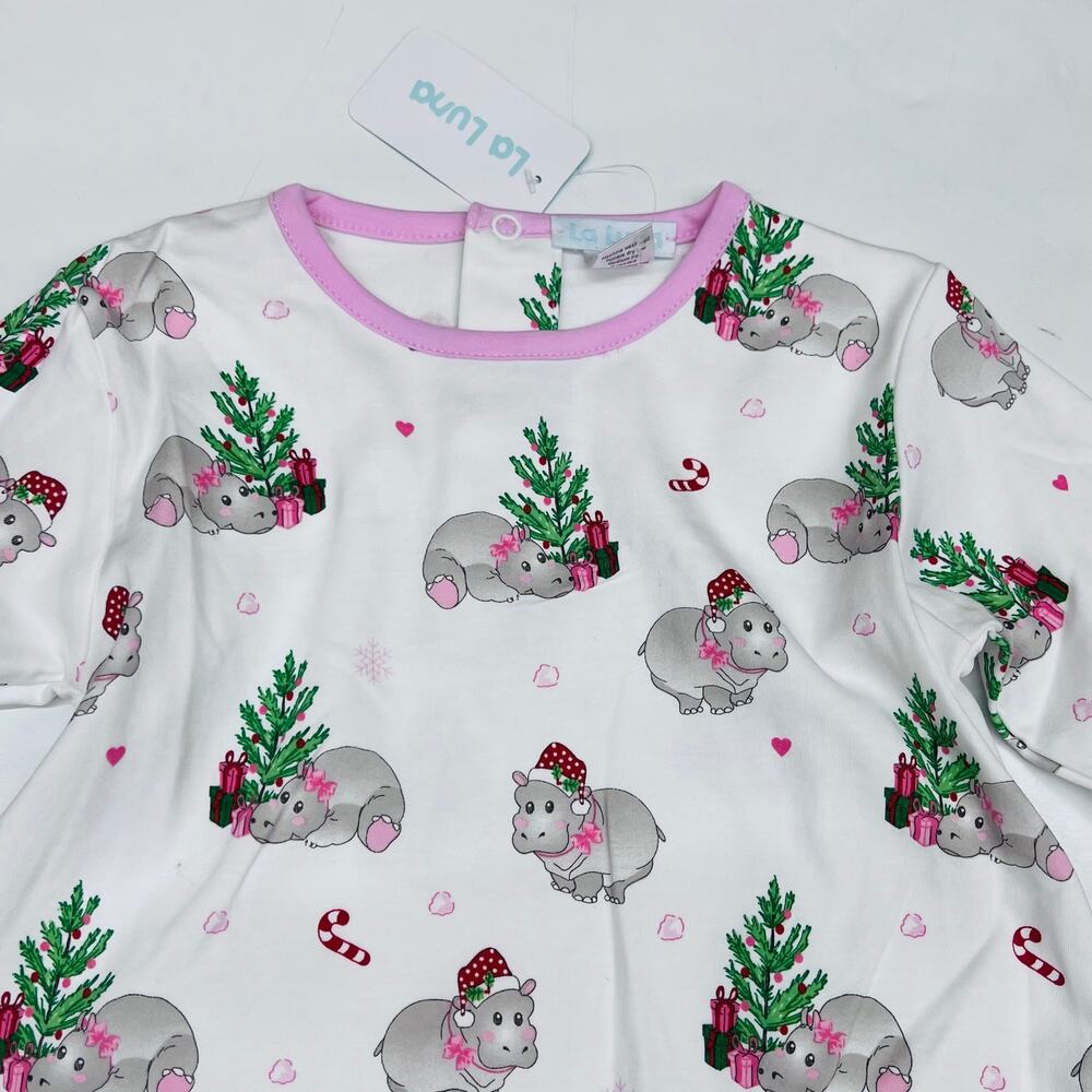 NWT La Luna 4T Hippo PJ Gown - Picture 4 of 4